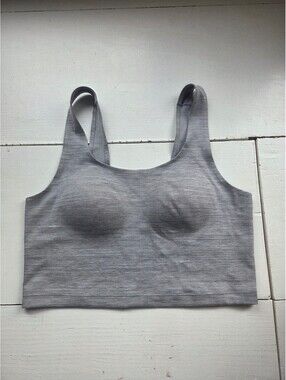 Victoria's Secret PINK Gray Sports Bra Crop Top